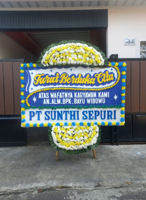 Papan Bunga Duka di Tanamodindi